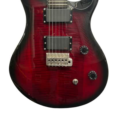 PRS SE Paul Allender with EMG Pickups, Ebony Fretboard 2010 - Scarlet Red Burst image 3