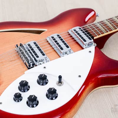 2000 Rickenbacker 360/12CW Carl Wilson Signature 12-String Fireglo, 370/12 Conversion, Near-Mint w/ Case, COA, Tags image 6
