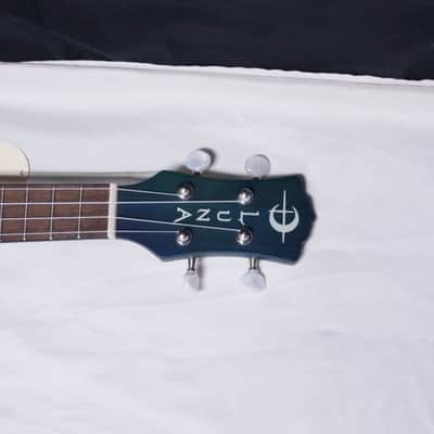 LUNA Starry Night Soprano UKULELE w/ Gig Bag new Uke - Mahogany - Blue image 4