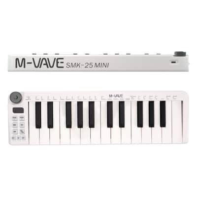 M-vave SMK-25 mini 25 Keys MIDI Keyboard USB/Wireless Connection,price include the import duty for US buyer image 2