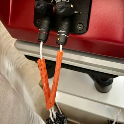 1m! Crystal Cable CrystalConnect Ultra Diamond 2 Speaker Cable speaker cables cords with Splitters (Pair) Better than Tara labs transparent Audioquest Siltech Shunyata chord synergistic falcon Harbeth Hugo 2 McIntosh krell ps audio made in Netherlands image 4