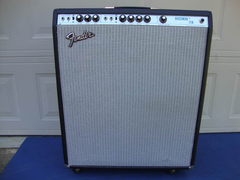 Fender Bassman Ten (10) 50-watt 4x10 Tube Guitar Amp Combo - Tested! image 1
