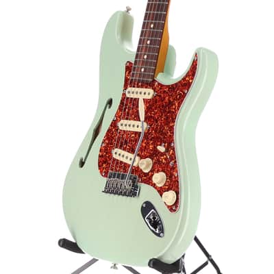 Fender American Professional II Stratocaster Thinline Rosewood Fingerboard Transparent Surf Green (RC4)(10178) (10178) image 4