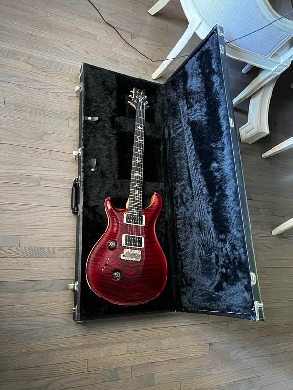 PRS Custom 24 10-Top Left-Handed 2011 - Present - Red Tiger image 1