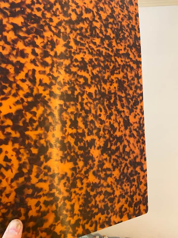 100% Cellulose Acetate Sheet Tortoise guitar pickguard material celluloid image 1