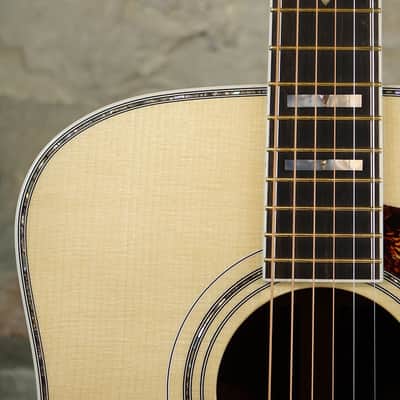 GUILD CUSTOM SHOP GSR Special Run 2023 - D-55 70th Anniversary Madagascar Dreadnought - n.64 di 70 Pezzi al Mondo image 8