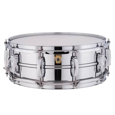 Ludwig LM400 Supraphonic 5x14" Snare Drum, Smooth Chrome Plated Aluminum, B-Stock image 1