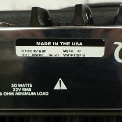 Peavey Classic 30 1x12" 30-Watt All-Tube Guitar Combo Amp image 8