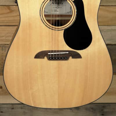 Alvarez Artist Series AD30CE Acoustic/Electric Dreadnought Guitar Natural image 2