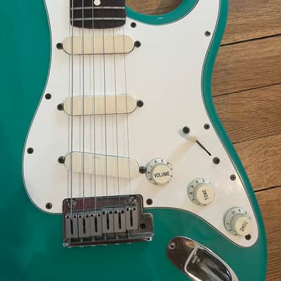 Fender  Strat Plus 1988 Bahama Green E4 serial number image 2