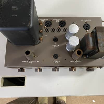 Eico HF-20 Mono Integrated Tube Amplifier with Original Tube Cage 6L6 Type Output Tube Amp image 10