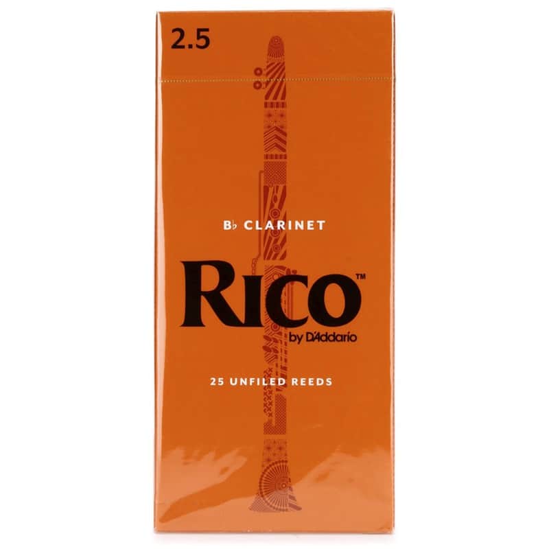 D'Addario Rico Bb Clarinet Reeds - 2.5  25-pack image 1
