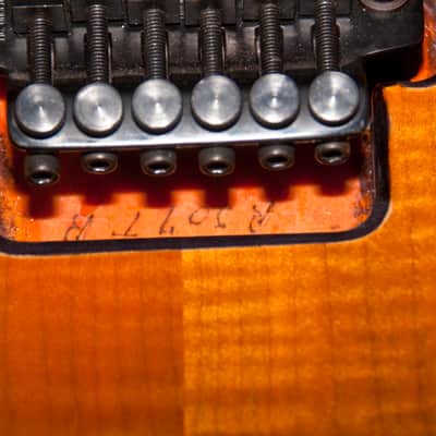Zion Classic 1988 - Flame Maple, Cherry Sunburst, #1558, circa 1988 image 9