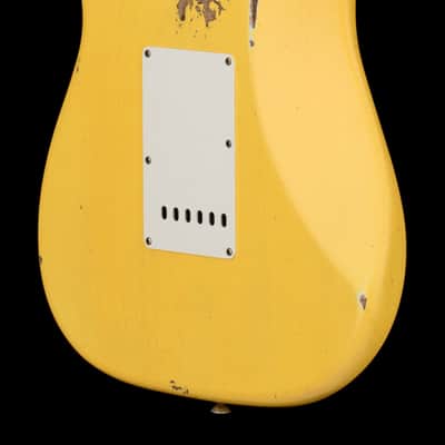 Fender Custom Shop Empire 59 Transition Stratocaster Relic - Aged Canary Yellow #19541 image 9