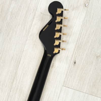 Hagstrom '67 Viking II Hollow-Body Guitar, Resinator Fretboard, Black Gloss image 11