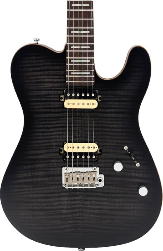 Sire Larry Carlton T7 FM New Gen Electric Guitar - Transparent Black image 1
