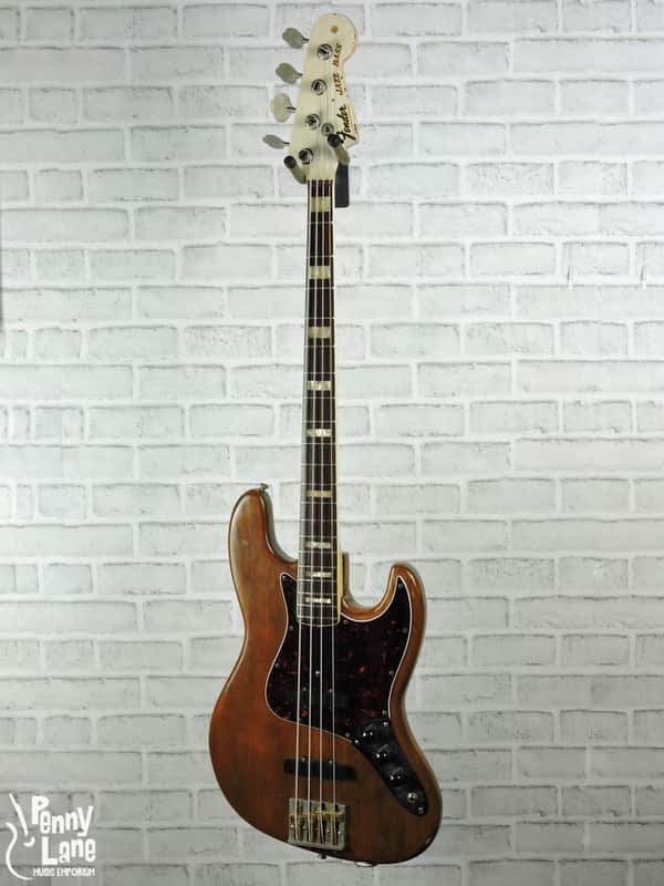 Fender modified vintage Jazz Bass with case - 1960'S/70'S