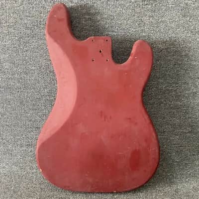 Red Left Handed Precision Bass Body DIY Project image 4