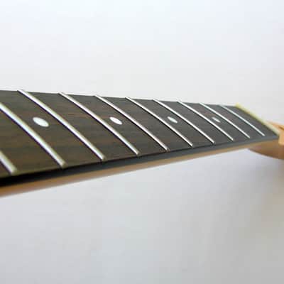 TELECASTER Neck-1 11/16ths (43mm)Nut Width /MOP / 22 Med Jumbo Frets /Rosewood Insert, w/Warmoth Bone Nut (fits Fender TELE image 3