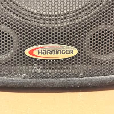 Harbinger HA120 120W 4-Channel Powered Mixer w/ Dual PA Speakers – Complete PA System - Used image 7