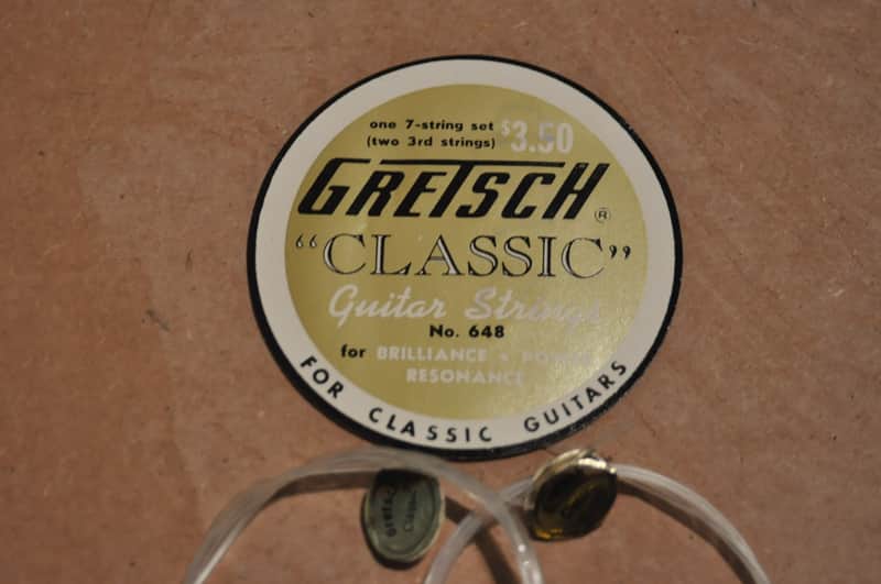 Gretsch 'Classic' Guitar strings set - 1950's "T" roof logo in original box - MIB image 1