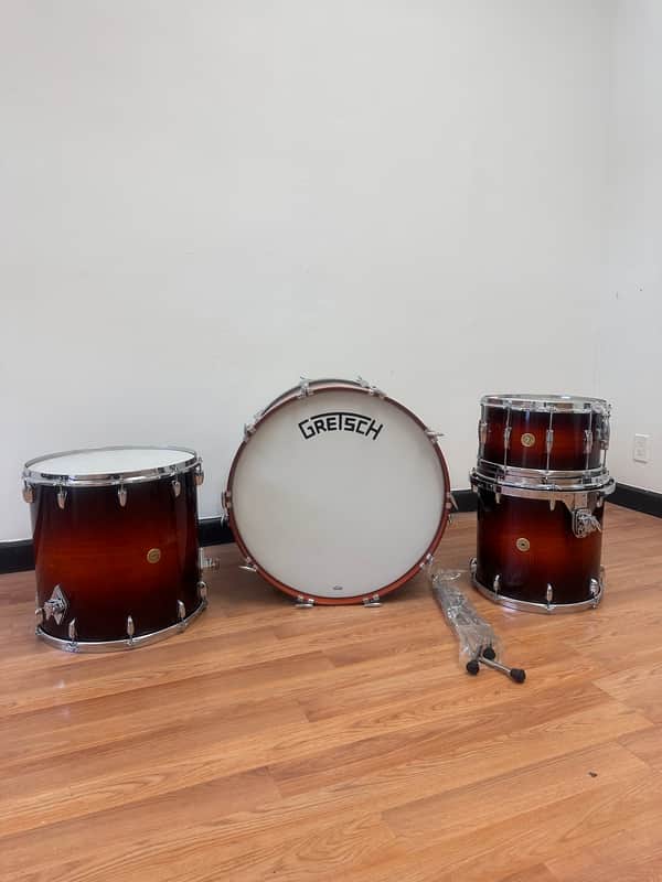Gretsch Broadkaster 4-Piece Shell Pack – B-Stock Showroom Demo – Gloss Burst Finish image 1