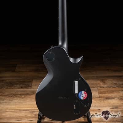 ESP LTD EC-1000 Baritone LH Fishman Left-Handed Guitar – Charcoal Metallic Satin image 6