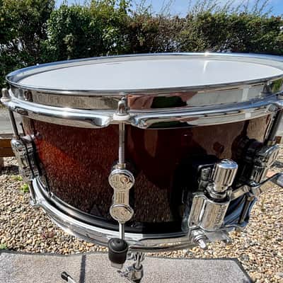 Sonor AQ2 13" x 06" Maple Snare Drum Brown Fade Gloss image 5