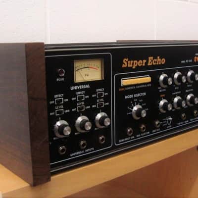 Evans SE-810 Super Echo Tape Delay Echo Reverb Unit 1978 Black / Chrome image 1