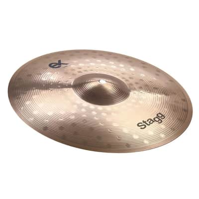 Stagg B8 Bronze Cymbal Set - 14" Hi-Hat, 16" Crash, 20" Ride & Bag - EXK-SET image 3