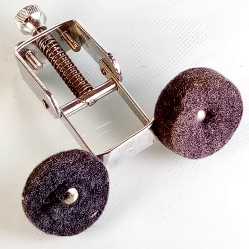 Slingerland Chrome Knob/Black Felt Muffler Snare/Tom Drum Radi…