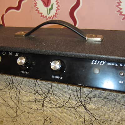 Magnatone Estey Model 401 Small Combo Amp 1960s - Black image 2