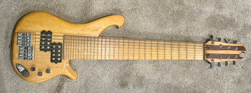 Langlois 8 String Extended-Range Bass - Unique, with Flight Case!! image 1