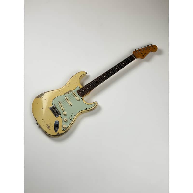 Fender CUSTOM SHOP STRATOCASTER 59 HEAVY RELIC RW V / TODD KRAUSE 2020 - Vintage White Heavy Relic image 1