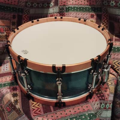 SSS Solid Shell Shop Custom Snare Drum - 2026 - Blue image 9