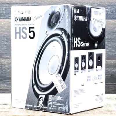 Yamaha HS5 Powered Studio Monitor 2-Way Bi-Amp 5" Studio Monitor (Single) w/Box image 8