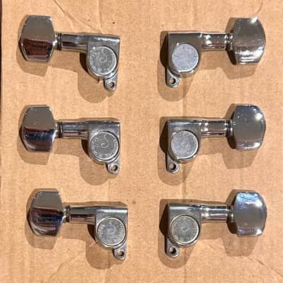 Schaller M6 Tuning Machines 1970s Chrome image 1