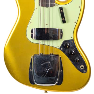 2024 Fender Custom Shop Time Machine Collection '63 Jazz Bass Journeyman Aged Aztec Gold image 3