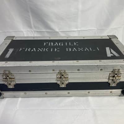 Frankie Banali's Quiet Riot, Anvil Cases 19.5"x9.5" Utility Carrying Case, Stenciled 1980's - Black image 15