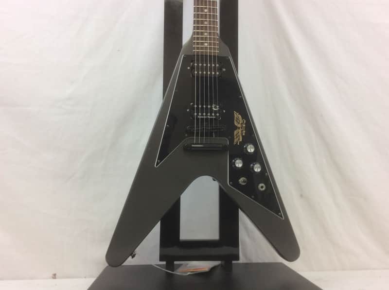 Gibson Government Series Flying V Gunmetal Grey image 1