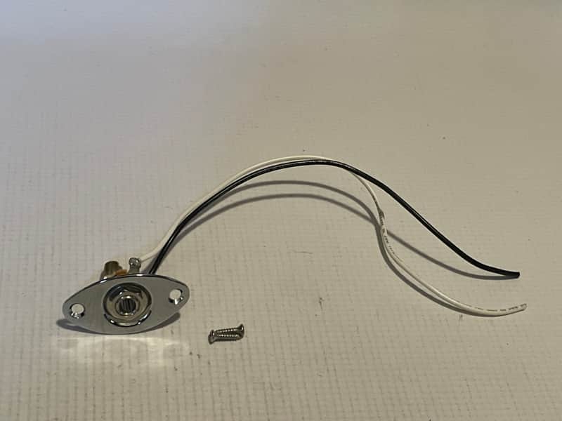 MIM Charvel Pro Mod San Dimas Guitars Chrome Factory Football Input Jack image 1