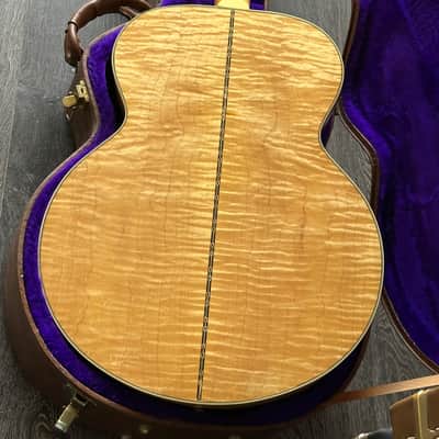 1998 Gibson SJ-200 Jumbo with Beautiful Flamed Maple & Pickup Original Case image 7