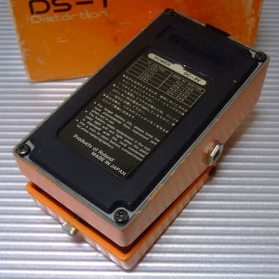 1979 8800 Rev.C Boss DS-1 Distortion w/ Original Box (Silver Screw, Black Label, Long Dash) MIJ Made in Japan image 3