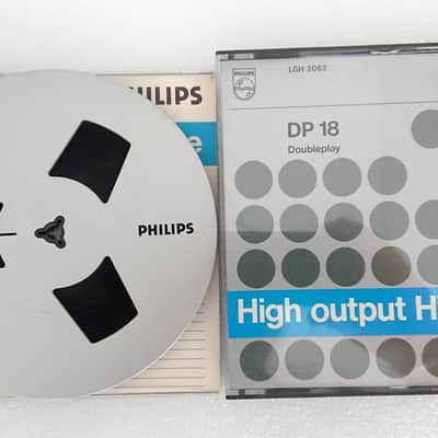 Philips DP 18 7-inch double play audio tape (set of 2 (TWO)) - in original plastic cases image 4