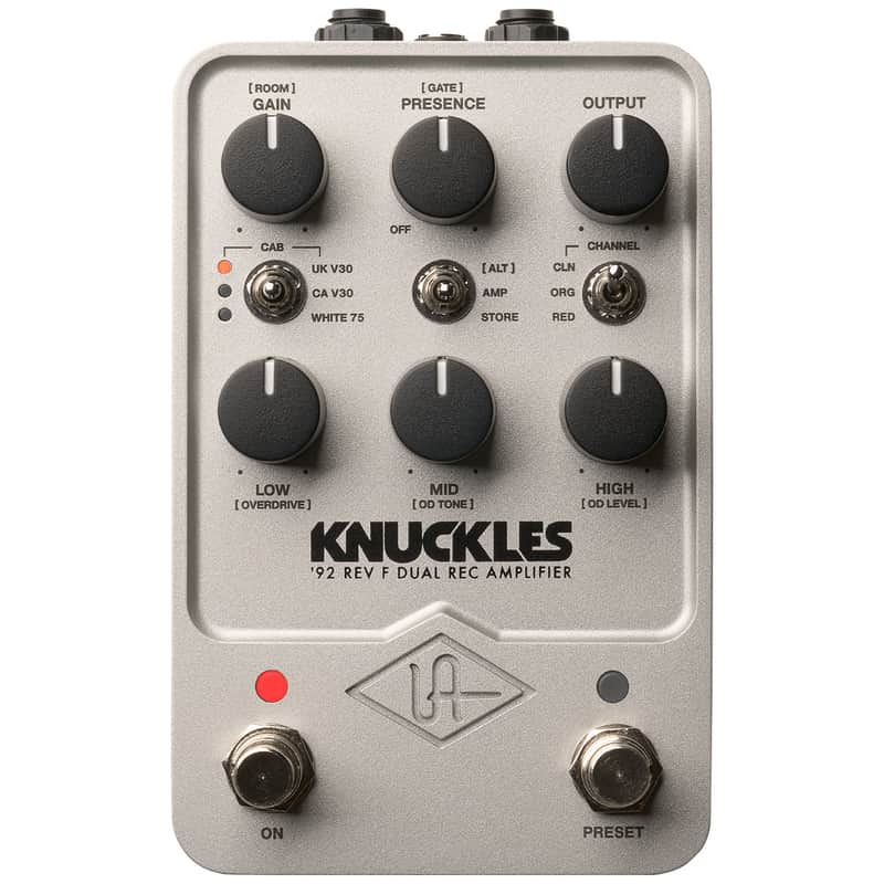 Universal Audio UAFX Knuckles '92 Rev F Dual Rec Amplifier Pedal image 1