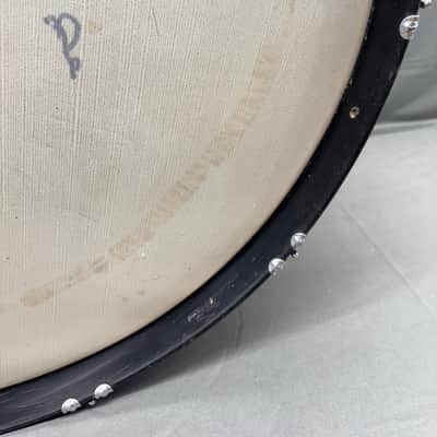 Vintage Ludwig Marching Bass Drum 1970s Olive Badge Super Kick image 2