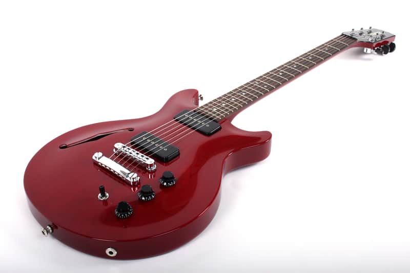Hamer Artist Mahogany with Fralin P90s, Red Transparent (2000) image 1