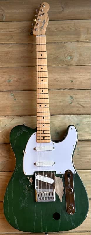 Fender THE TPP FRANCIS ROSSI "STATUS QUO" TELECASTER TRIBUTE. 2019 - Green image 1
