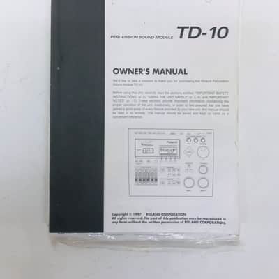 Roland TD-10 Expanded TDW V-Drums Module Power TD10 image 9