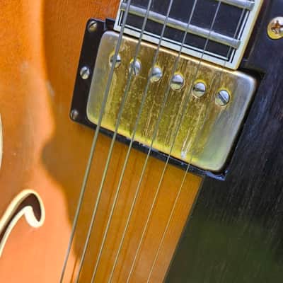Carl Barney Archtop Jazz box Guitar 1975 - Sunburst image 18